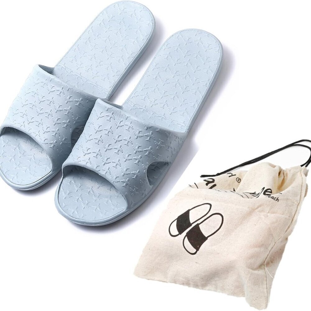 Travel Slippers Unisex EVA Foldable Water Resistant Comfort Beach Shoe